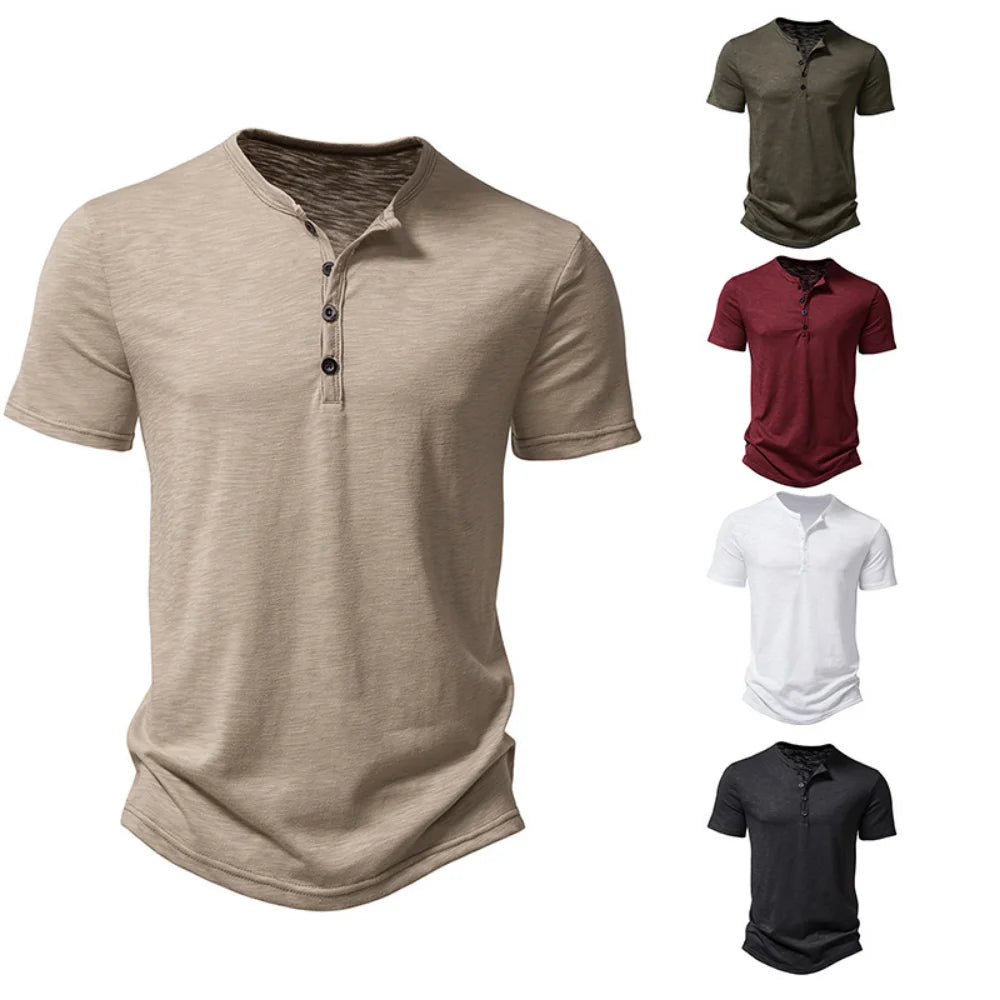 Summer mens polo t-shirt