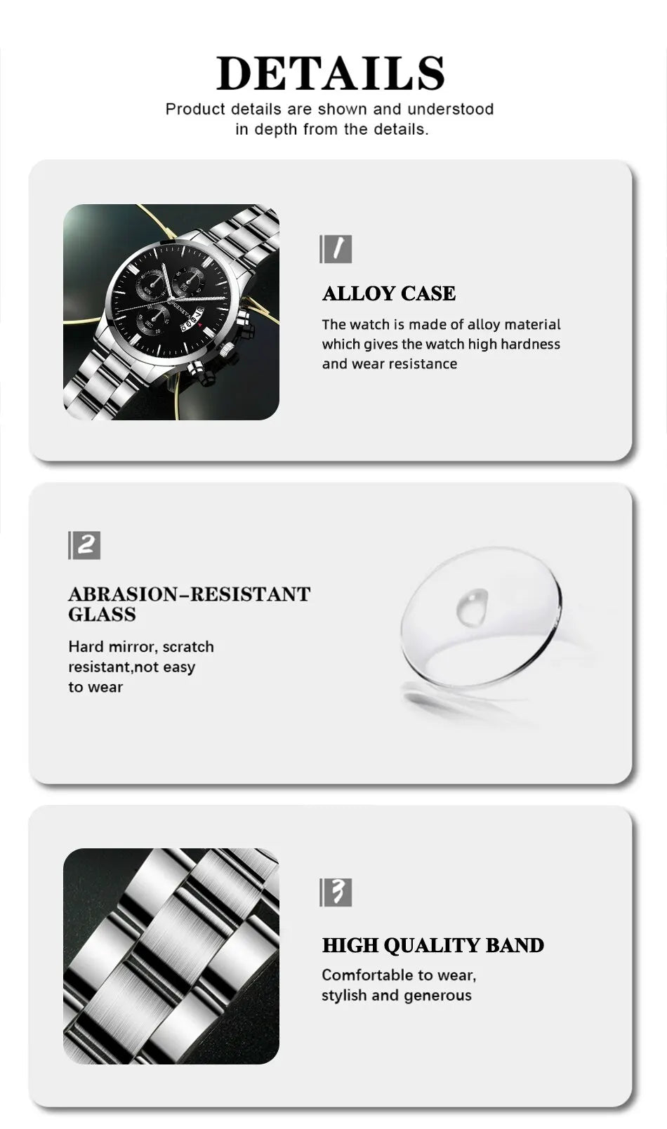 Luxury watch unisex
