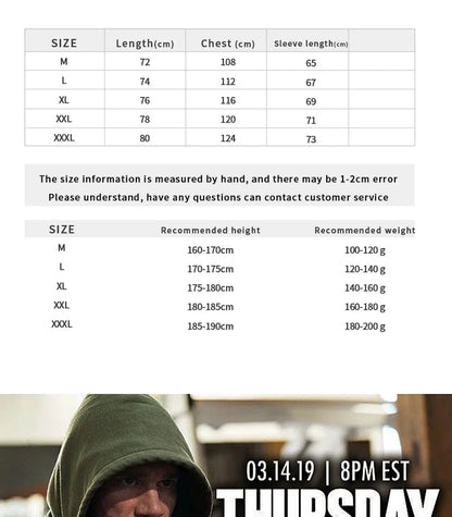 Autumn And Winter Men's Gym Wool Pullovers Fitness Sweatshirts Men Fleece Hoodies Stringer Bodybuilding Fitness Casual Coat
